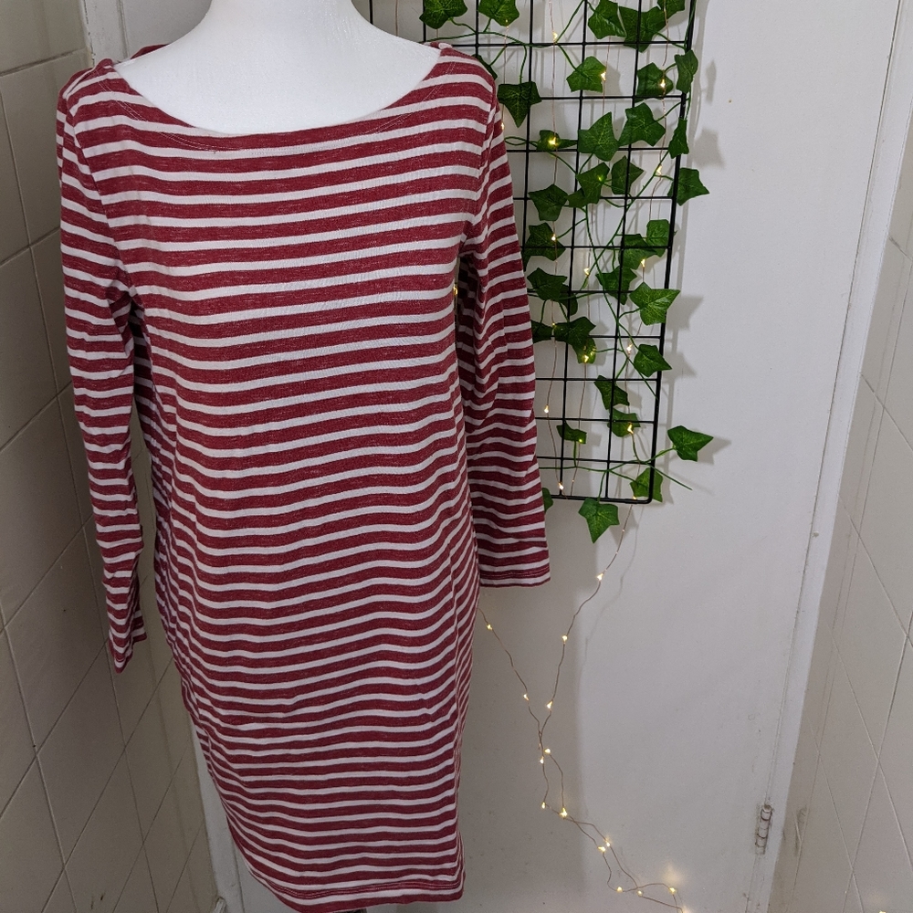 🧡 3/$25 - Gap Red/White Striped Dress